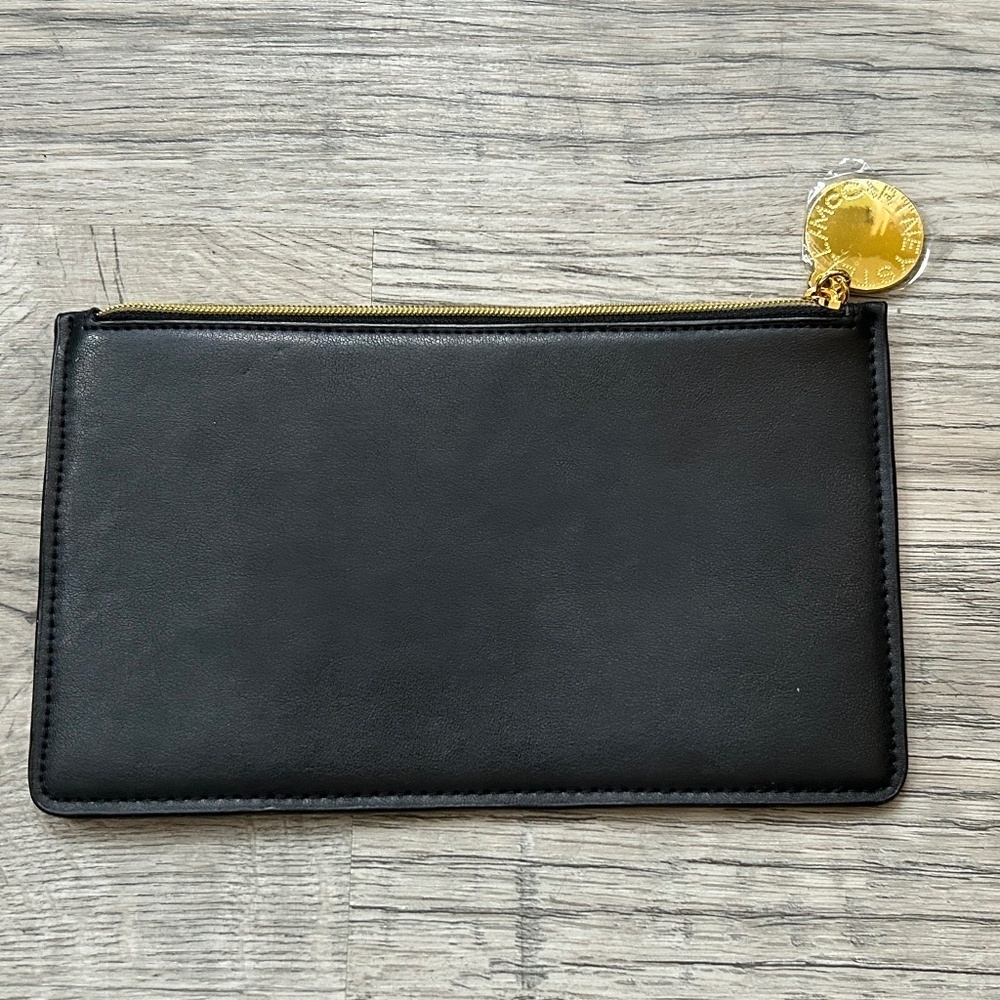 Stella McCartney Black Wallet/Makeup Case